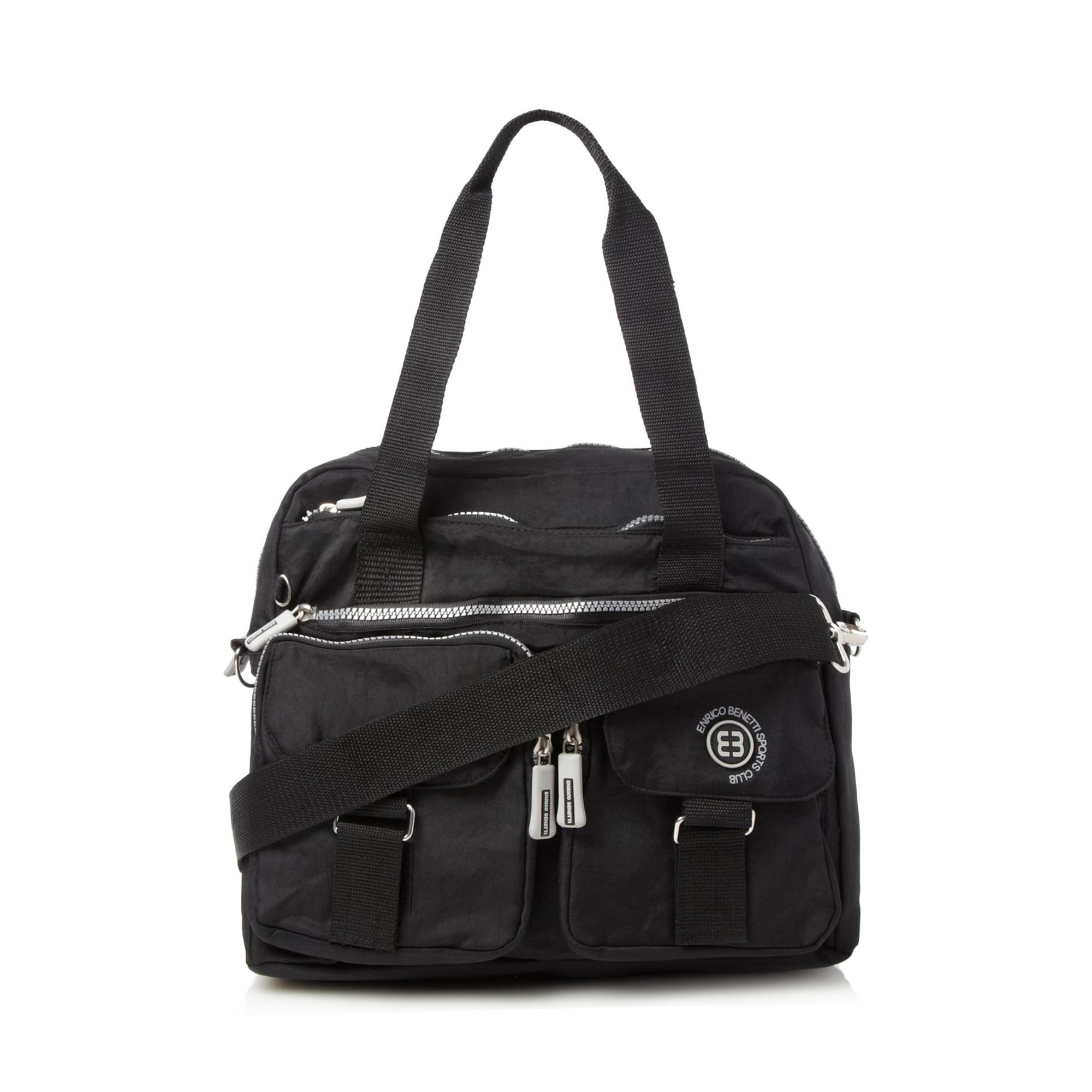 Enrico Womens Black Ancona Shoulder Bag From Debenhams eBay