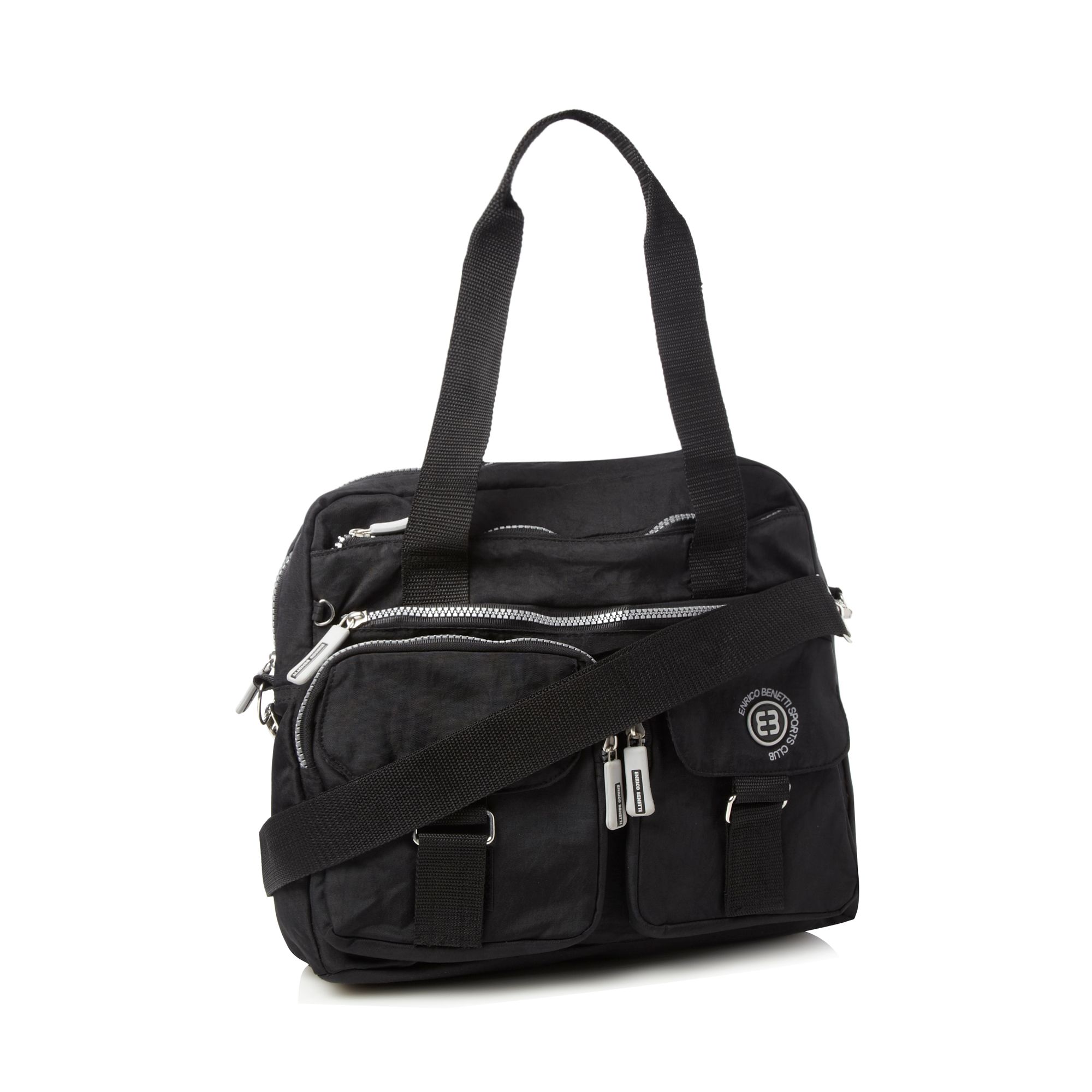 Enrico Womens Black Ancona Shoulder Bag From Debenhams eBay