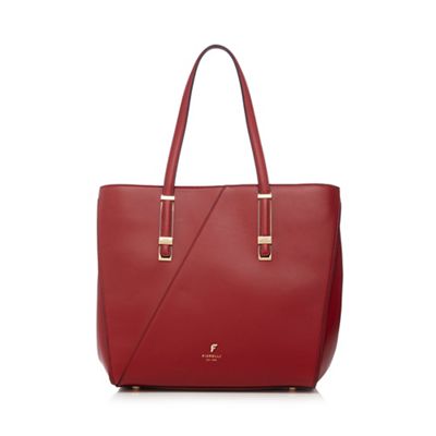 fiorelli red tote bag