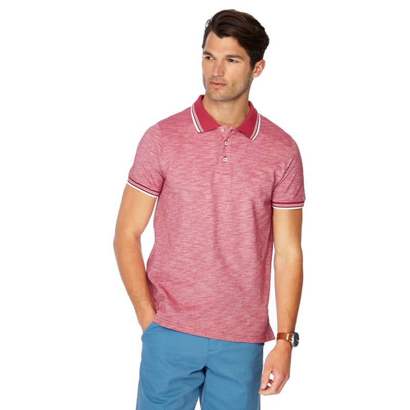 Maine New England - Pink Tipped Tailored Fit Polo Shirt Review