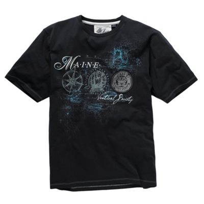 Navy nautical themed t-shirt