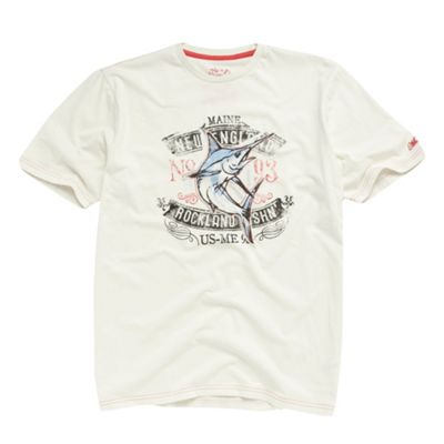 White shark graphic t-shirt