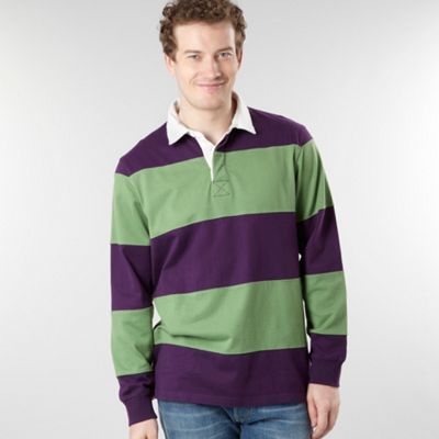 Plum stripe rugby shirt