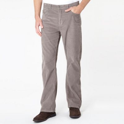 Light grey cord trousers