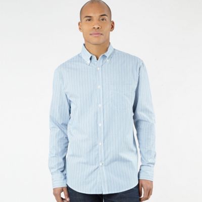 Dark turquoise stripe shirt