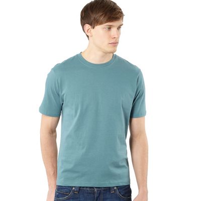 Maine New England Big and tall dark turquoise crew neck t-shirt