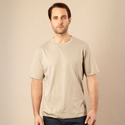 Maine New England Big and tall natural crew neck t-shirt
