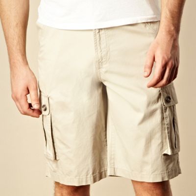 Big and tall natural six pocket cargo shorts                                                                                    