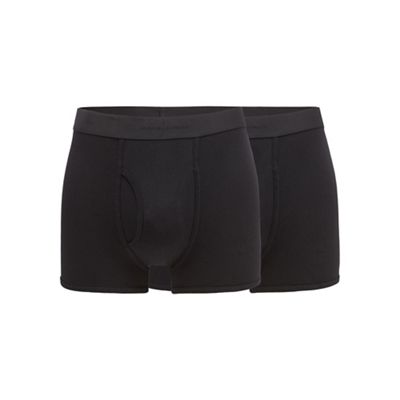 J by Jasper Conran - Designer pack of two black keyhole trunks