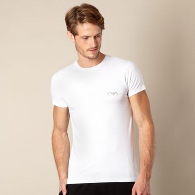 Emporio Armani White crew neck t-shirt