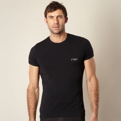 Emporio Armani Black crew neck t-shirt