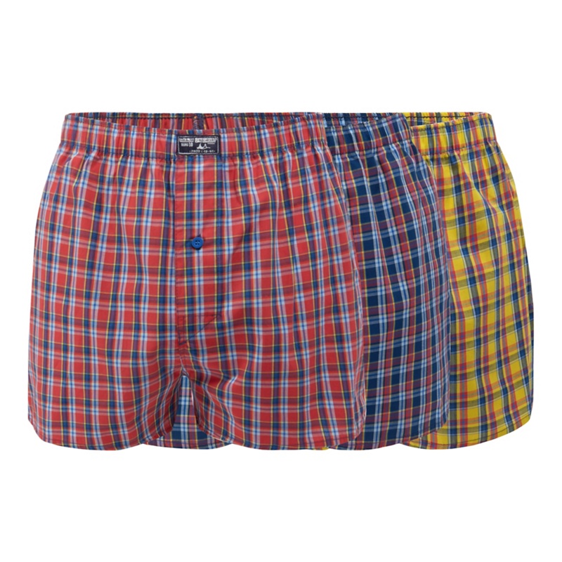 Mantaray - Pack Of Three Checked Print Boxers Review