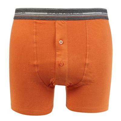 Orange Striped Waistband Boxer Briefs