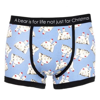 Light blue polar bear novelty trunks