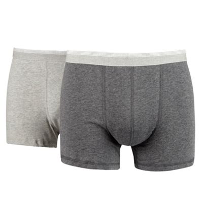 Pack of two grey hipster trunks