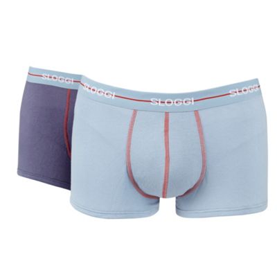 Pack of two light blue hipster briefs