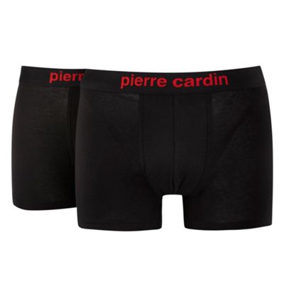 Black Pack Of Two Hipster Trunks