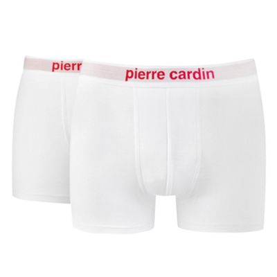 White Pack Of Two Hipster Trunks