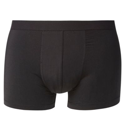 Black microfibre hipster trunks                                                                                                 