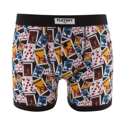 Black 'Playboy' card trunks                                                                                                     
