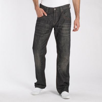 Black straight fit jeans