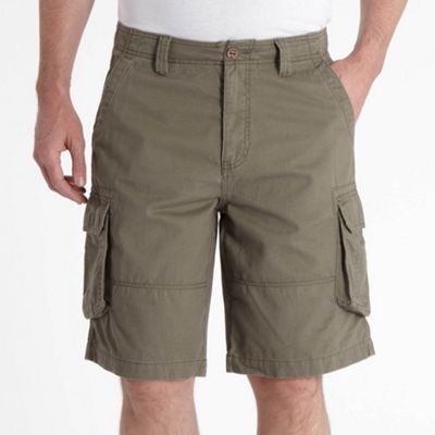 Light olive cargo shorts