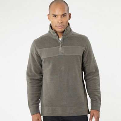 Light brown funnel neck fleece