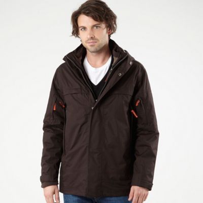 Dark Brown 3 In 1 Performance Jacket