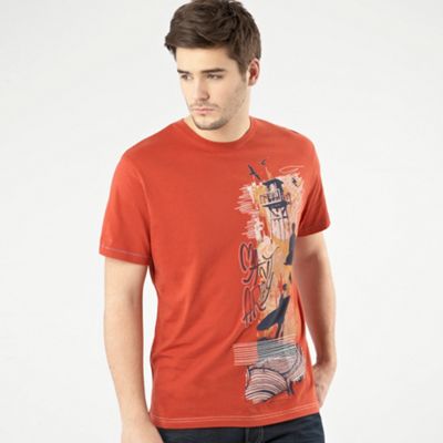 Mantaray Orange watchtower t-shirt