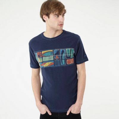 Navy surfboard t-shirt