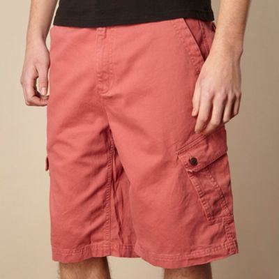 Big and tall mid rose basic cargo shorts                                                                                        