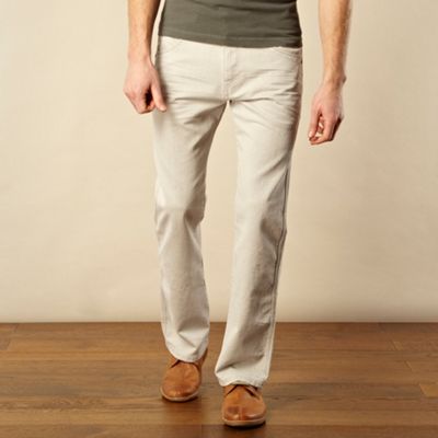... tall off white straight leg cord trousers - Trousers - Debenhams