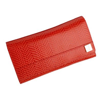 orange lizard purse