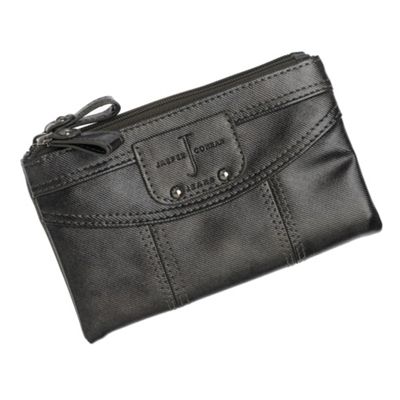 Grey 2 section ladies purse