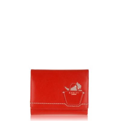 Red 'Patch Pocket' large purse