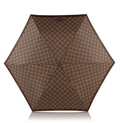 Beige jacquard print mini umbrella