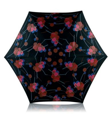 Black champagne bubbles umbrella