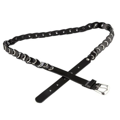 Black Interlocking Hip Belt
