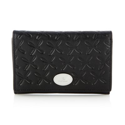 Black Small Logo Debossed Purse                                                                                                 
