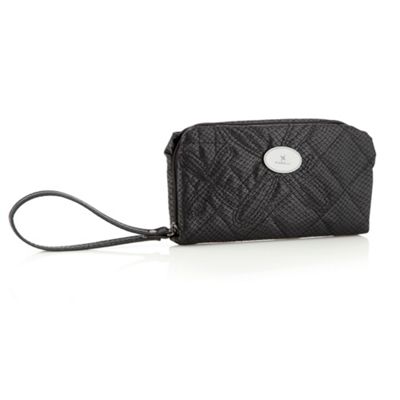 Black Quilted Wristlet Purse                                                                                                    