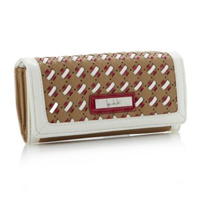 Designer Designer Dark Pink Large Weave Purse                                                                                   
