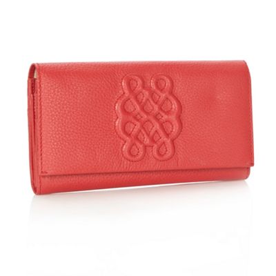 Red 'Blenheim' Leather Purse                                                                                                    
