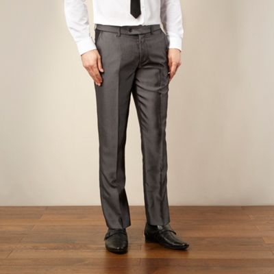 Light grey tonic suit trousers