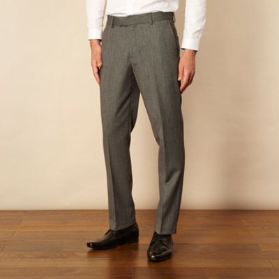 Grey mottled suit trousers                                                                                                      