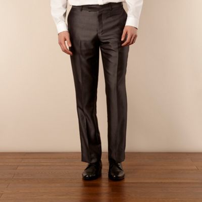 Blue lapel tonic suit trousers                                                                                                  