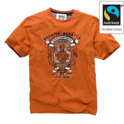 Orange Fairtrade Premier Regatta t-shirt