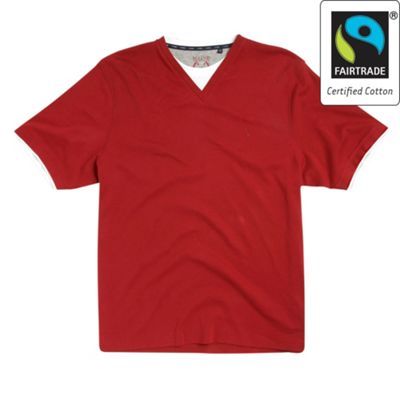 Fairtrade Maine5G Red Fairtrade cotton t-shirt