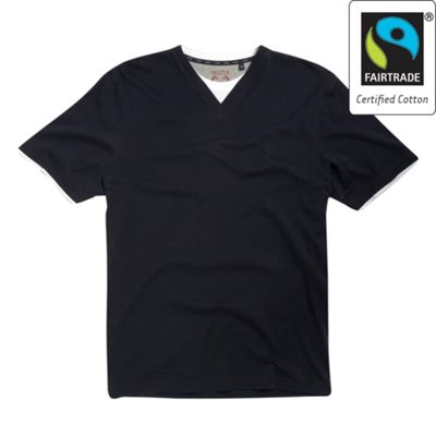 Navy Fairtrade cotton t-shirt