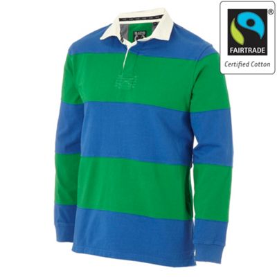 Fairtrade Maine5G Green Cut and sew rugby shirt