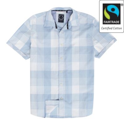 Light blue checked shirt